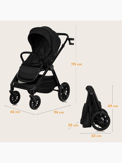 Sistema de viaje 2 en 1 LIONELO Layla - Hasta 22 kg - El sistema de viaje incluye cochecito, capazo, - Kiabi