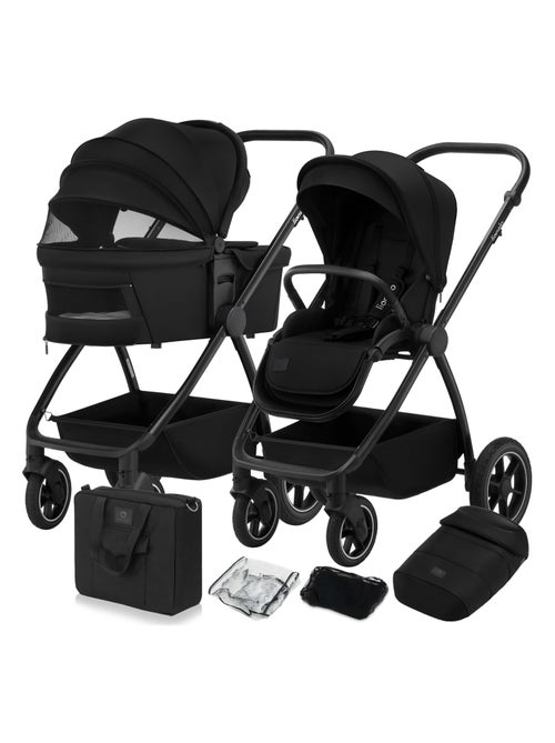 Sistema de viaje 2 en 1 LIONELO Meril - Hasta 22 kg - Incluye cochecito, capazo, bolso y accesorios - Kiabi
