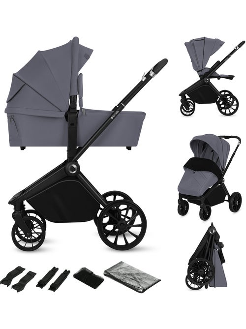 Sistema de viaje 2 en 1 LIONELO Mika Plus: cochecito, capazo, bolso y accesorios - Kiabi