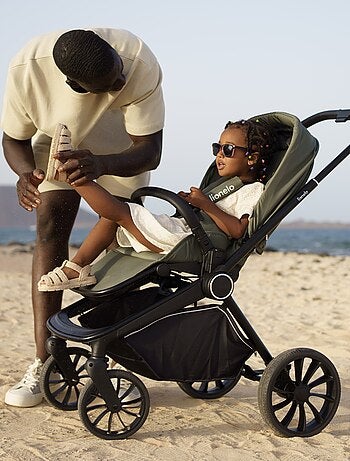 Sistema de viaje 2 en 1 LIONELO Mika Plus: cochecito, capazo, bolso y accesorios