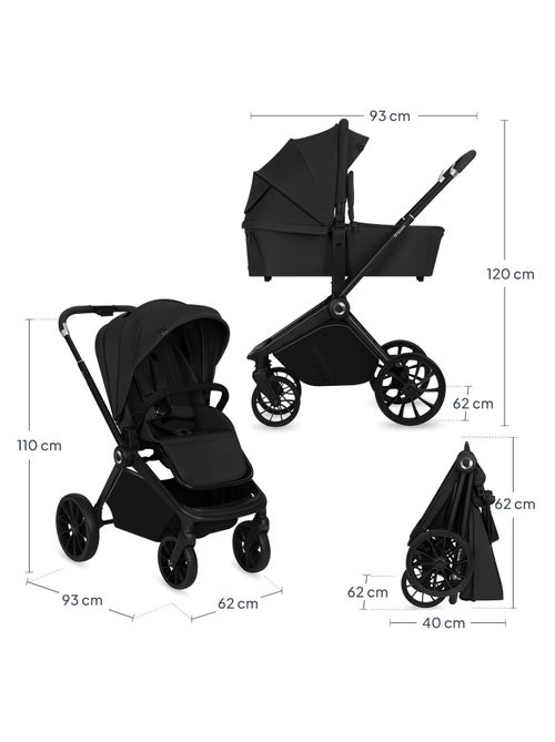 Sistema de viaje 2 en 1 LIONELO Mika Plus: cochecito, capazo, bolso y accesorios - Kiabi