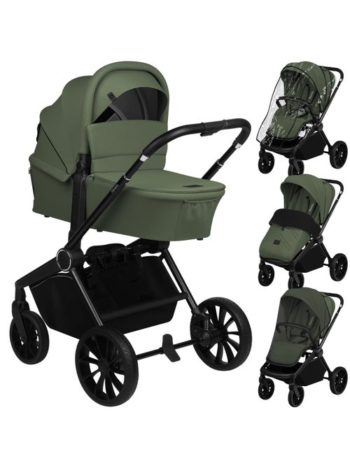 Sistema de viaje 2 en 1 LIONELO Mika Plus: cochecito, capazo, bolso y accesorios - Kiabi