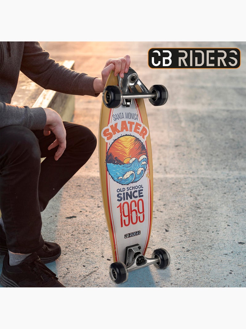 Skateboard infantil 4 ruedas 74 cm cb riders N/D - Kiabi