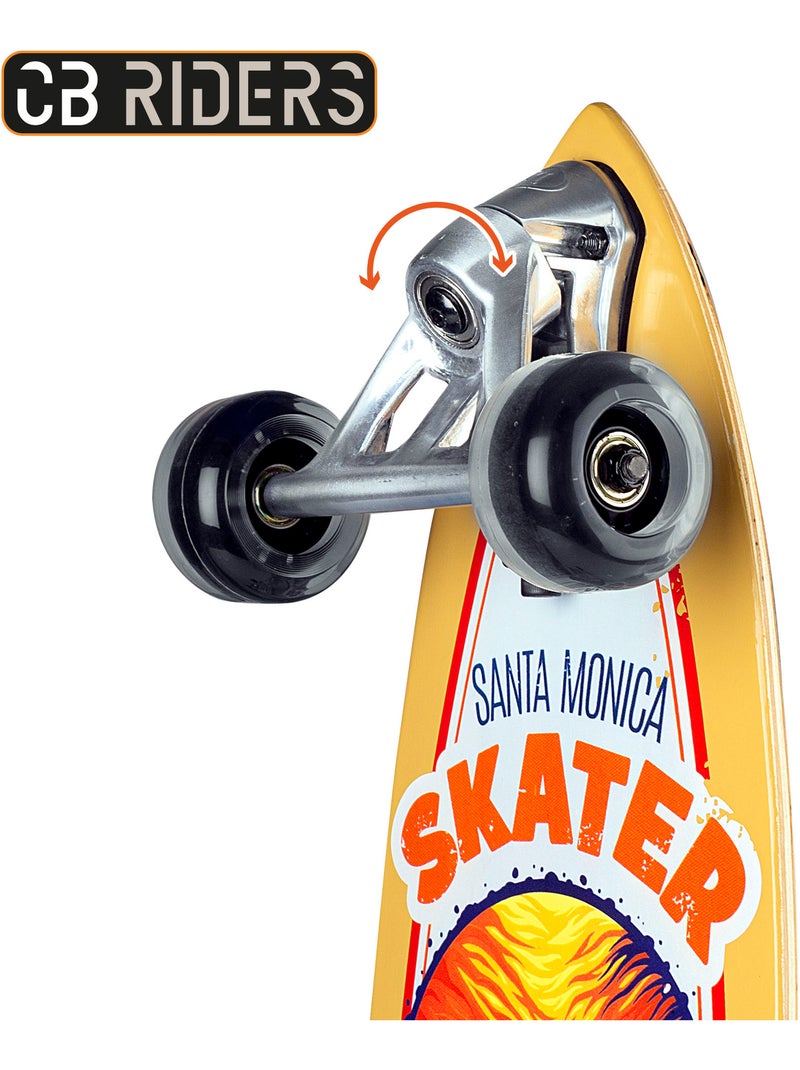Skateboard infantil 4 ruedas 74 cm cb riders N/D - Kiabi