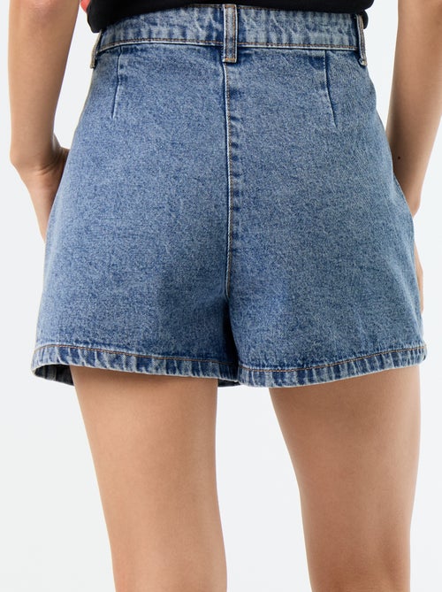 Skort vaquero de talle alto - Kiabi Skort vaquero de talle alto - Kiabi