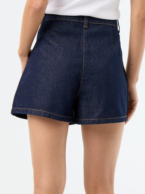 Skort vaquero de talle alto - Kiabi Skort vaquero de talle alto - Kiabi