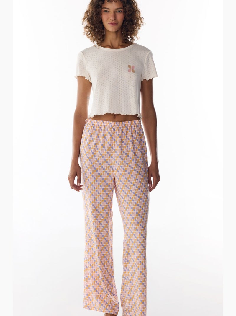 Sleep mode pantalón de pijama con estampado retro penti Ámbar - Kiabi