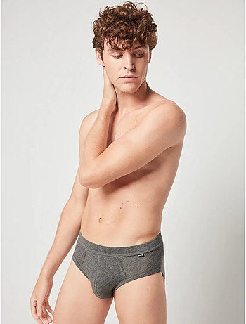 Slip con cintura elástica en tejido de modal