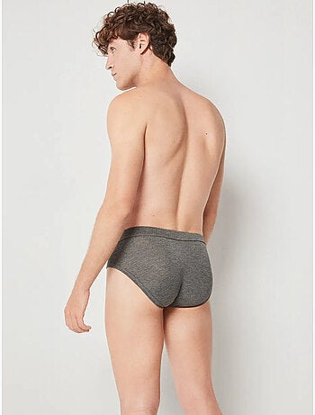 Slip con cintura elástica en tejido de modal
