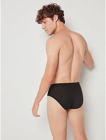 Slip con cintura elástica en tejido de modal