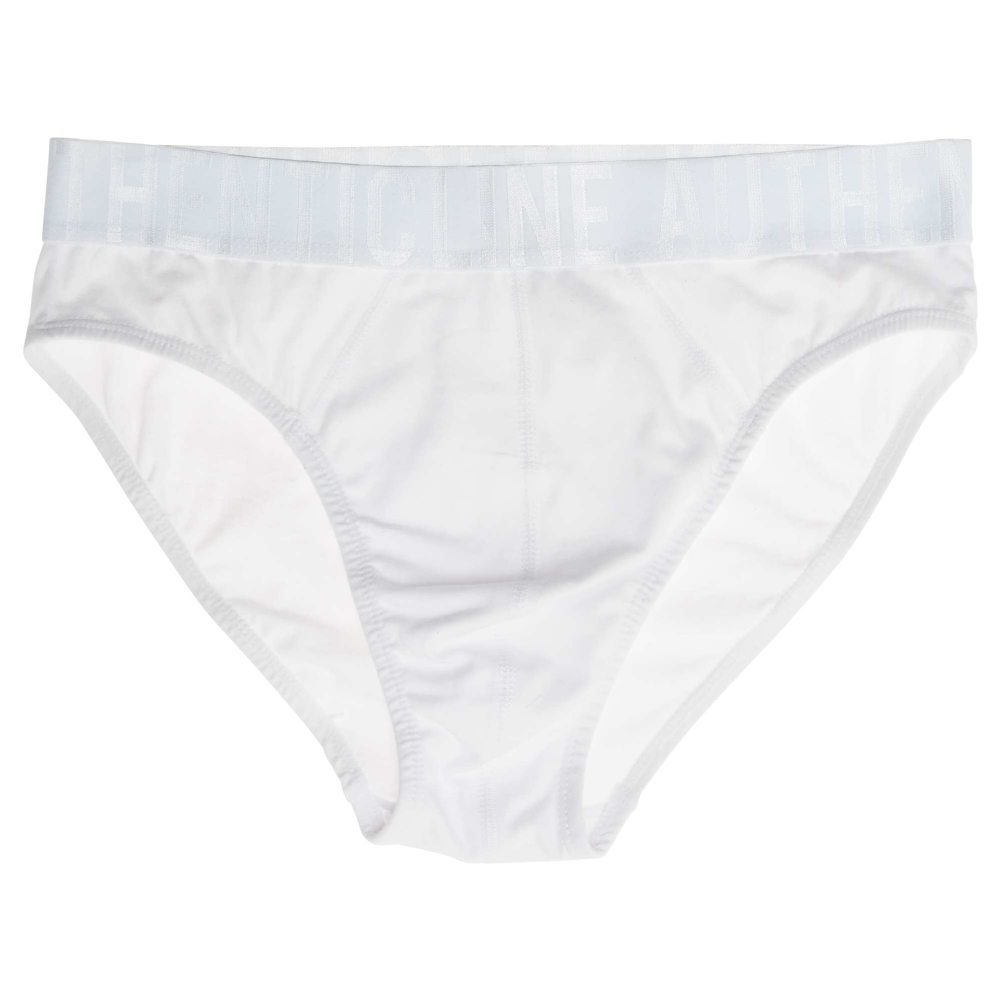 Slip de algodón con cintura a contraste Hombre blanco Kiabi 3,00€