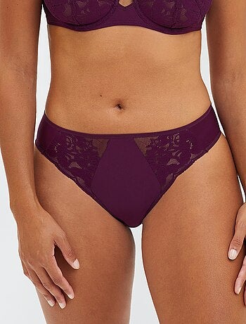 Slip de encaje 'Sans Complexe'