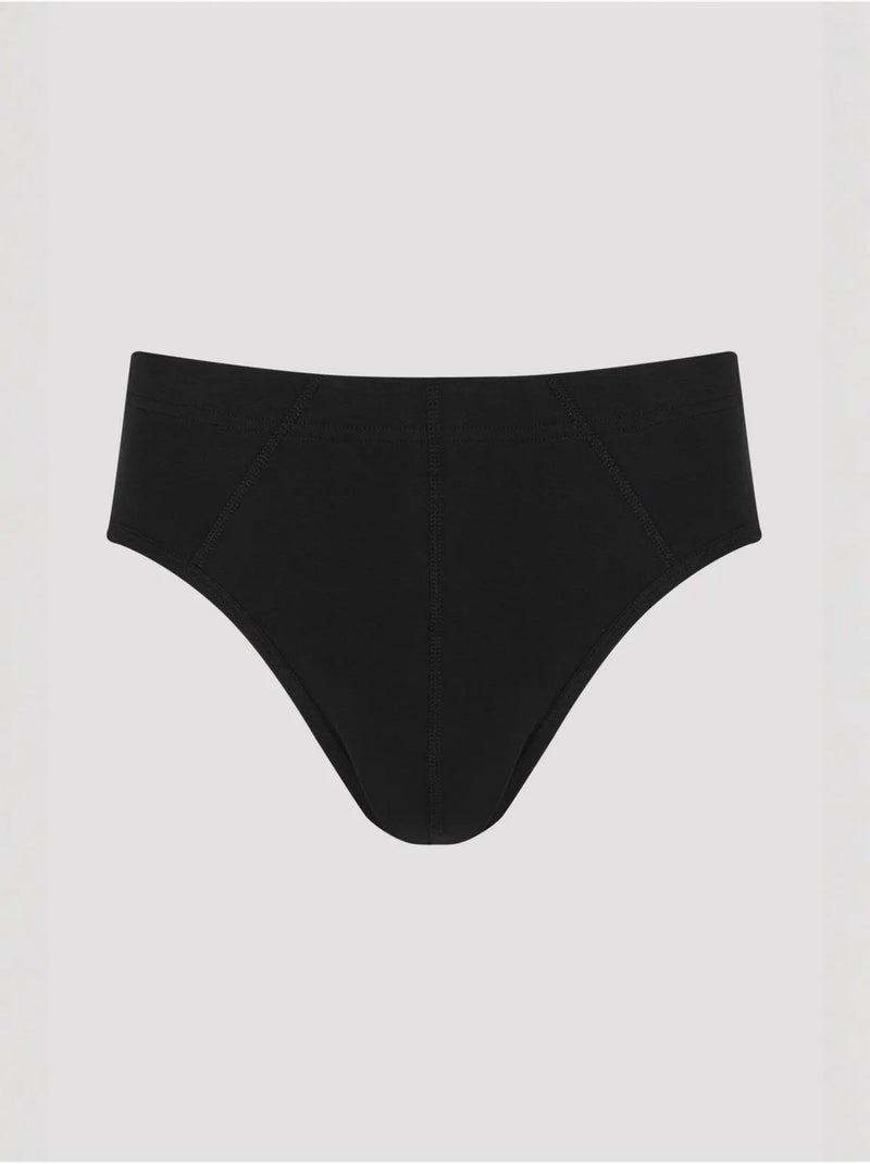 Slip de hombre basic tape pack de 3 penti Negro - Kiabi