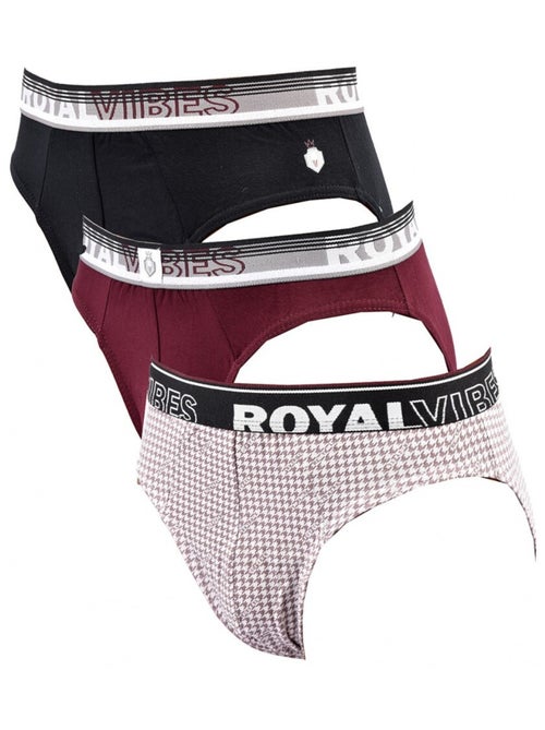 Slip Hombre TRESS ALGODÓN - Pack de 3 - Kiabi