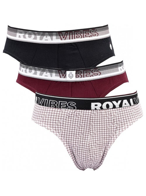 Slip Hombre TRESS ALGODÓN - Pack de 3 - Kiabi