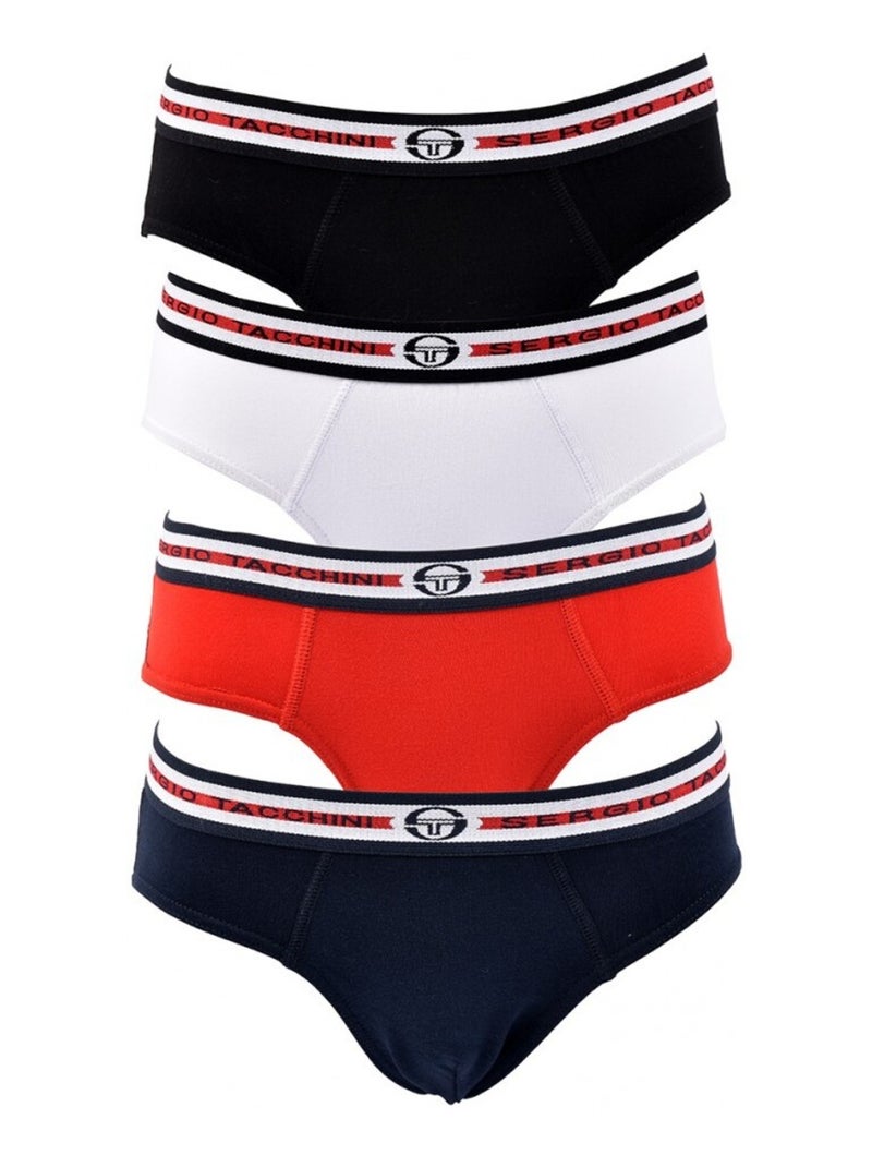 Slip Niño SERGIO TACCHINI Lote de 4 - Pack de 4 Multicolor - Kiabi