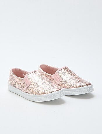 Slip on con lentejuelas