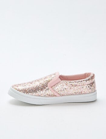 Slip on con lentejuelas