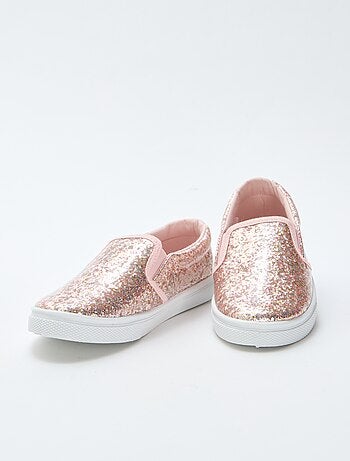 Slip on con lentejuelas