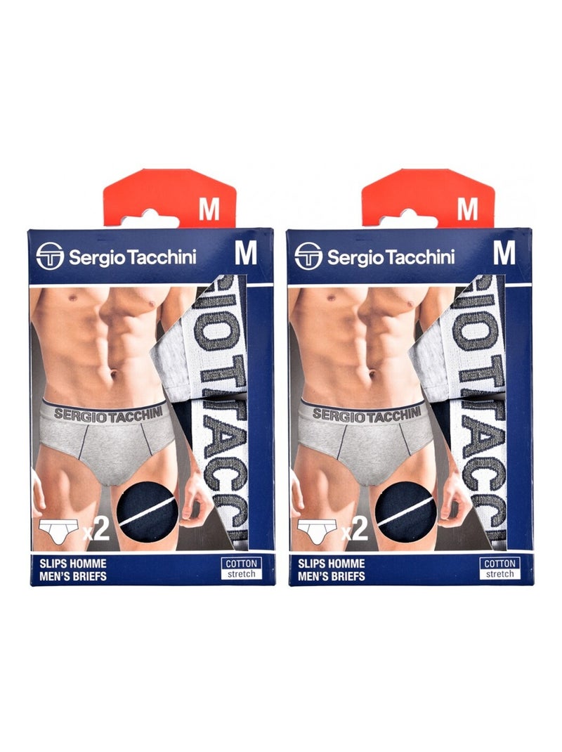 Slip SERGIO TACCHINI - Pack de 4 Multicolor - Kiabi