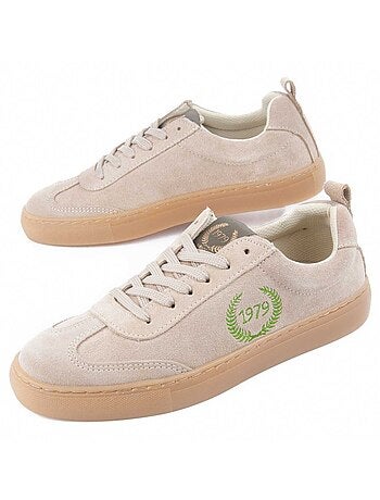 Sneaker De Piel Para Mujer. Montevita Vitta