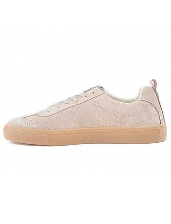 Sneaker De Piel Para Mujer. Montevita Vitta