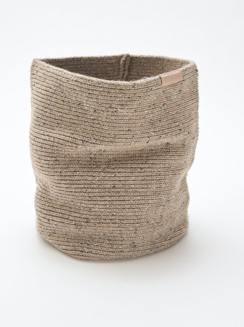 Snood de punto fantasía Beige - Kiabi