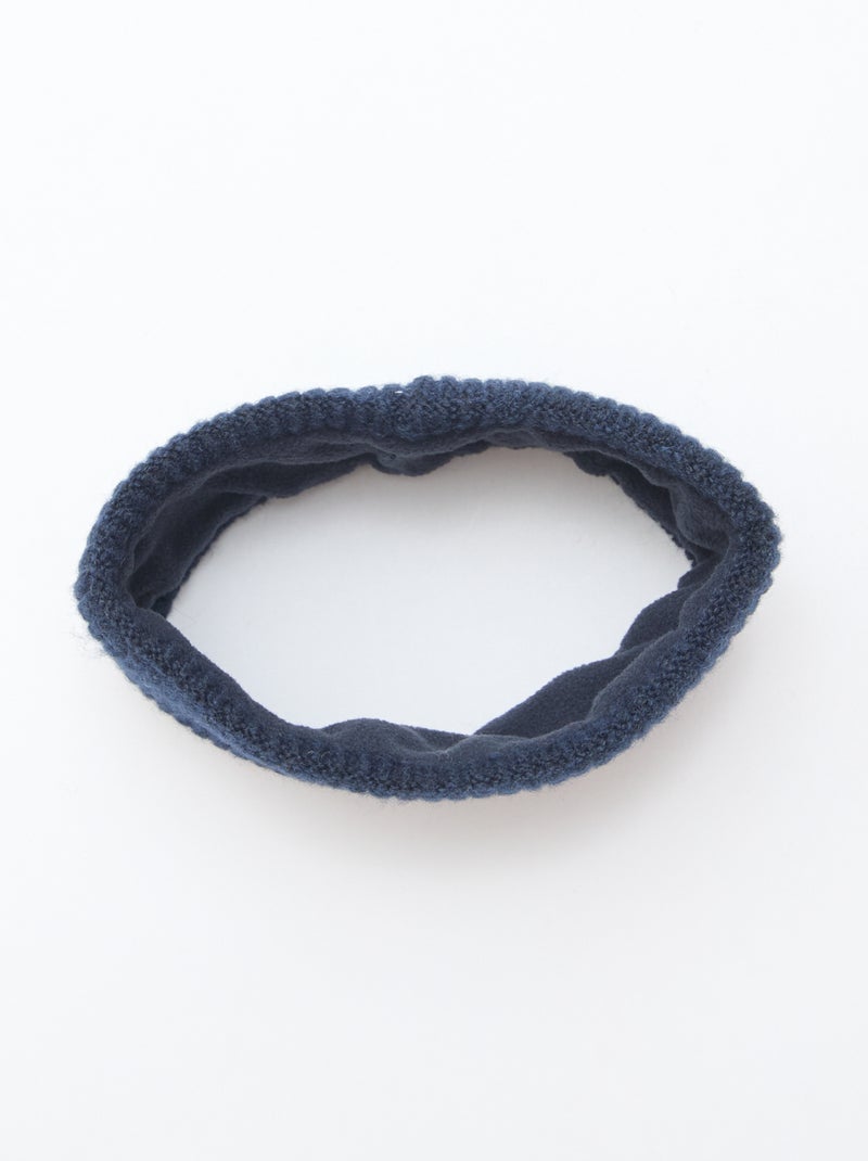 Snood de punto liso Azul - Kiabi