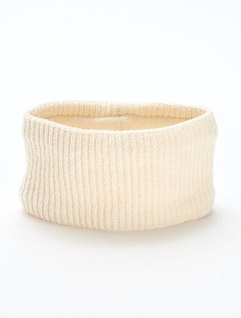 Snood de punto leopardo