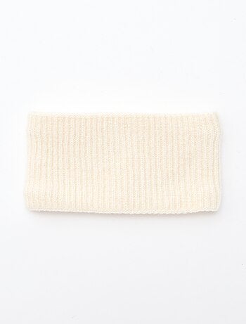 Snood de punto leopardo