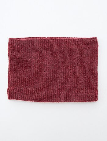 Snood de punto liso