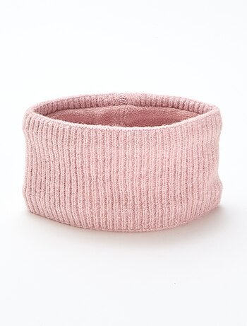 Snood de punto leopardo