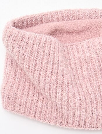 Snood de punto leopardo