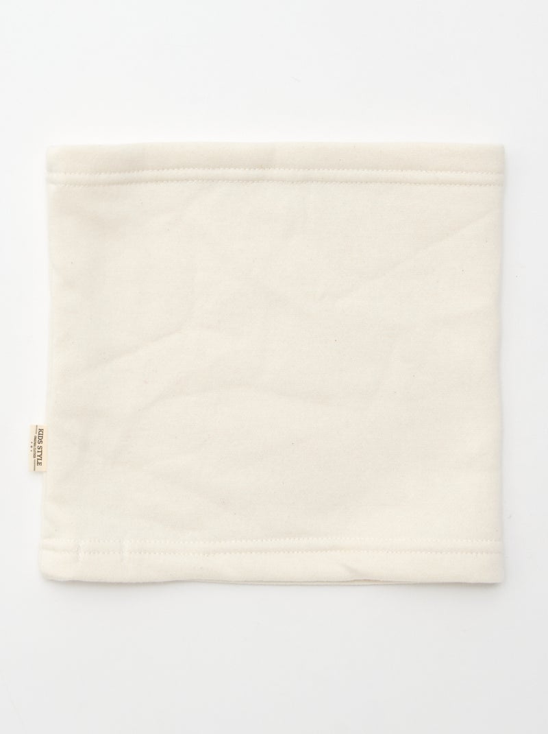 Snood liso doble Beige - Kiabi