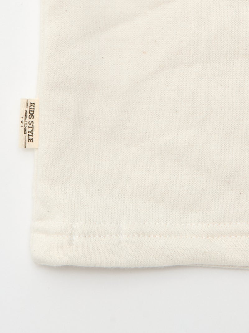 Snood liso doble Beige - Kiabi
