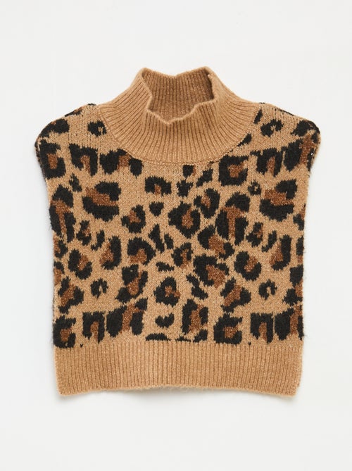 Snood plastrón cuello alto - Kiabi