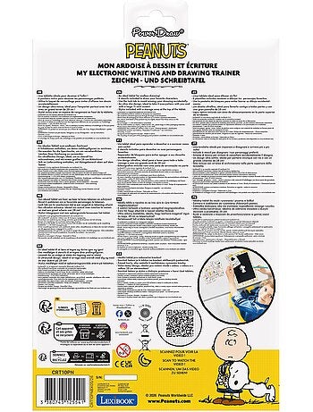 Snoopy 11'' tableta de tinta electrónica multicolor para aprender a dibuTarro con plantillas