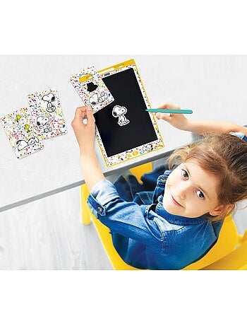 Snoopy 11'' tableta de tinta electrónica multicolor para aprender a dibuTarro con plantillas