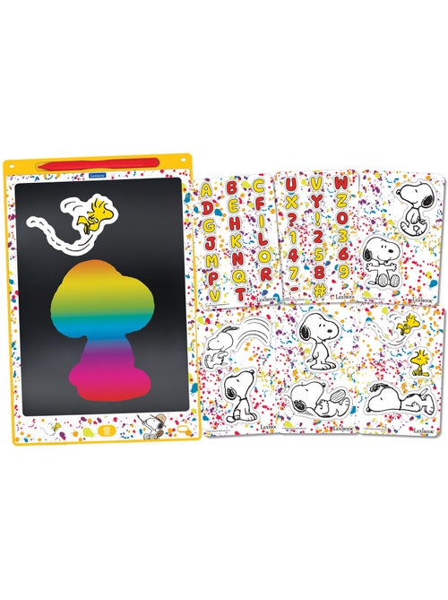 Snoopy 11'' tableta de tinta electrónica multicolor para aprender a dibuTarro con plantillas - Kiabi