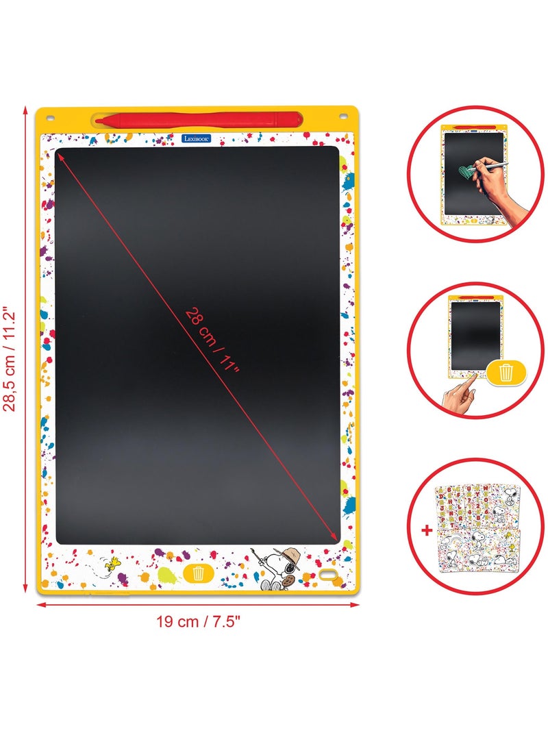 Snoopy 11'' tableta de tinta electrónica multicolor para aprender a dibuTarro con plantillas N/D - Kiabi