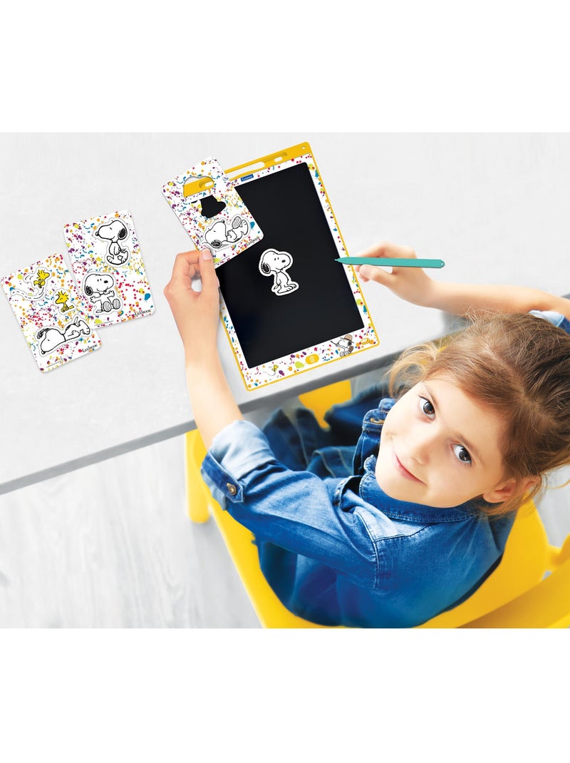 Snoopy 11'' tableta de tinta electrónica multicolor para aprender a dibuTarro con plantillas N/D - Kiabi