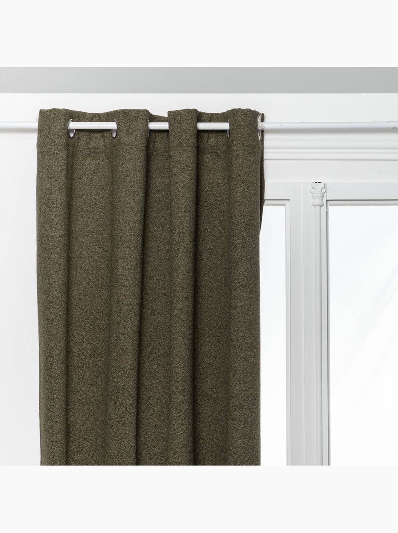 Soana cortina blackout aislante verde caqui 140x260cm Caqui - Kiabi