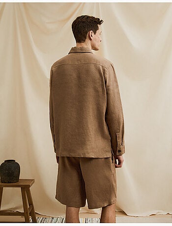 Sobrecamisa 100% lino, MO Fashion