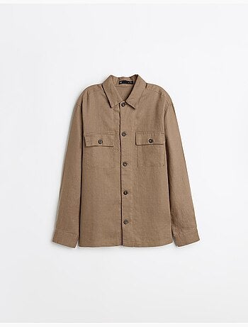 Sobrecamisa 100% lino, MO Fashion