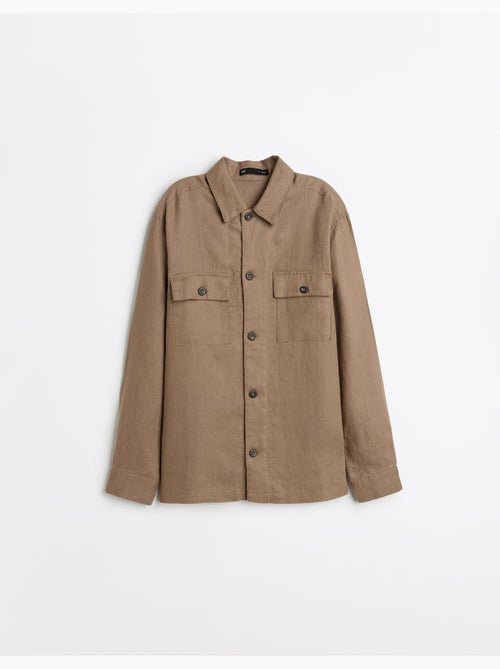 Sobrecamisa 100% lino, MO Fashion - Kiabi