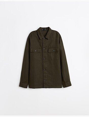 Sobrecamisa 100% lino, MO Fashion