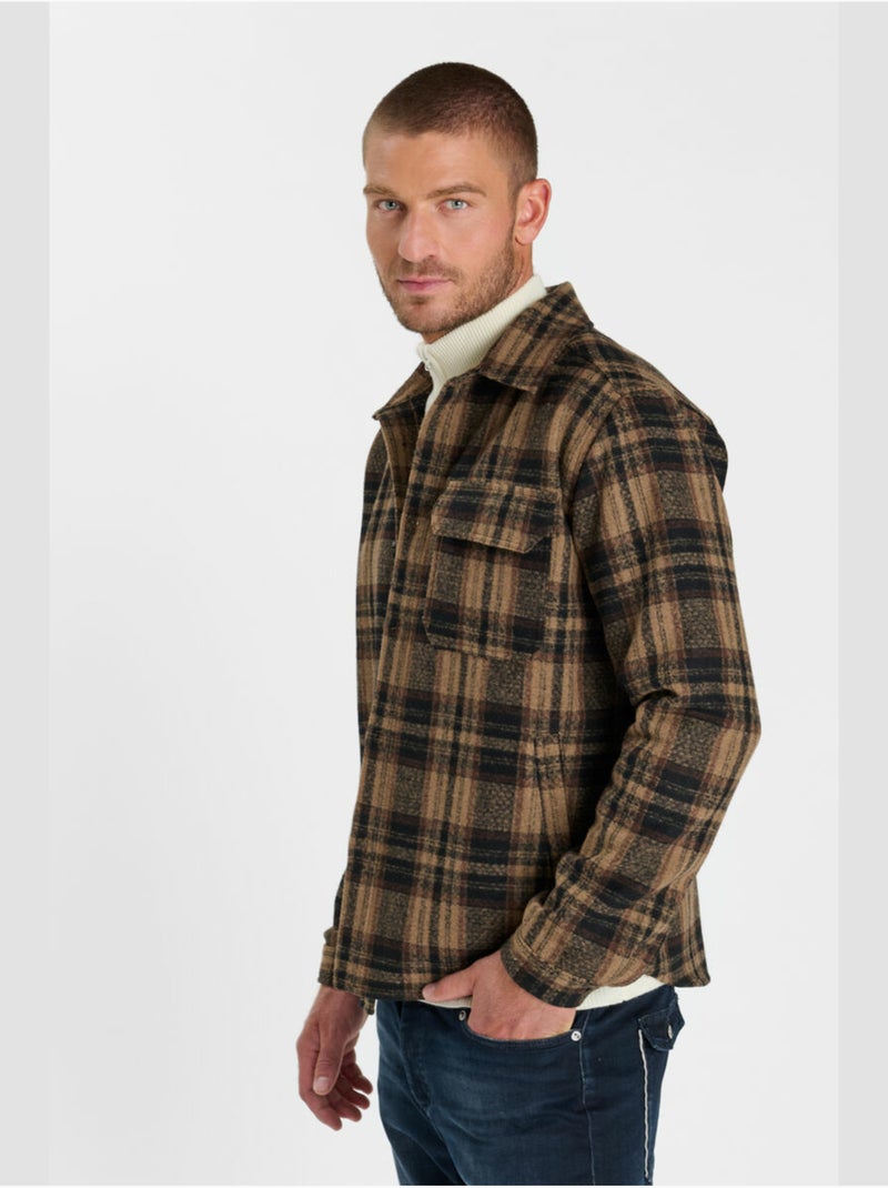 Sobrecamisa alvi Marrón - Kiabi