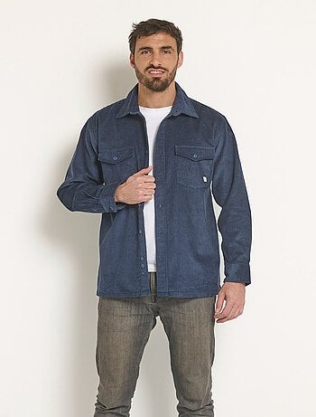 Sobrecamisa cálida de terciopelo de canalé fino - Afibel