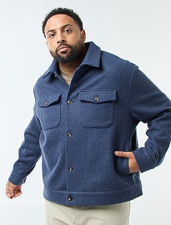 Sobrecamisa chaqueta cálida de lana