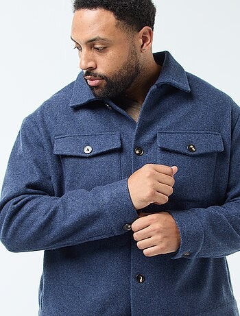 Sobrecamisa chaqueta cálida de lana